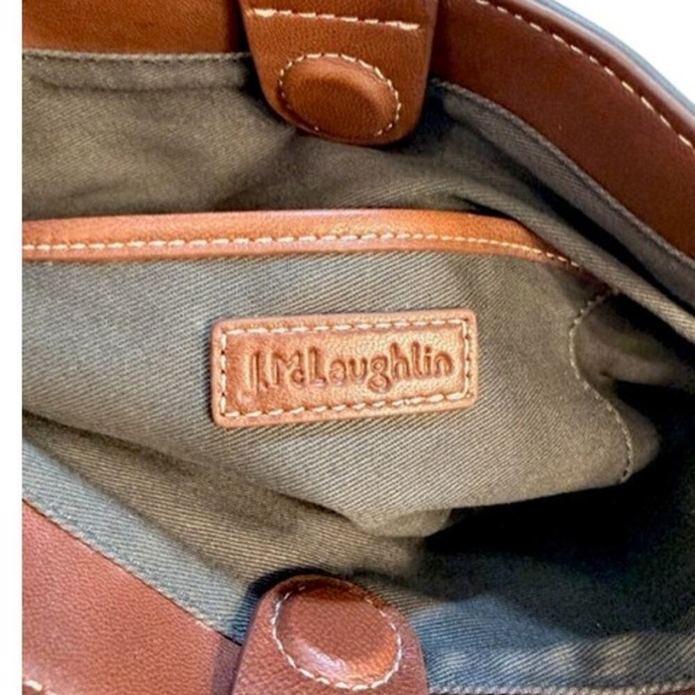 J. McLaughlin Brielle Leather Suede Tote - Picture 5 of 8